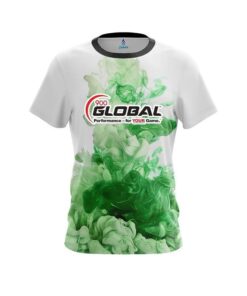 900 Global Green ink Splash CoolWick Bowling Jersey
