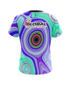 Alternative view of 900 Global Hypnotic Swirl CoolWick Bowling Jersey