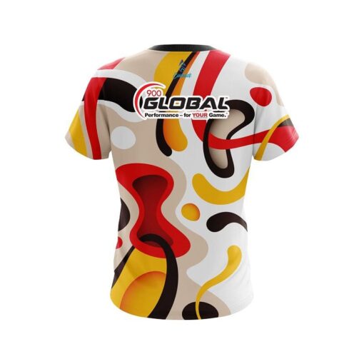 900 Global Modern Art CoolWick Bowling Jersey - Image 2