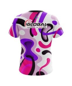 Alternative view of 900 Global Modern Art Purple CoolWick Bowling Jersey