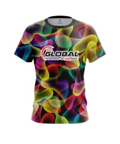 900 Global Multi Color Lava  CoolWick Bowling Jersey