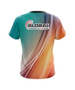 Alternative view of 900 Global Multi Color Swirl CoolWick Bowling Jersey