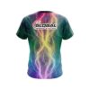 900 Global Multi Color Electric CoolWick Bowling Jersey - Image 2