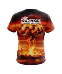 Alternative view of 900 Global Nuke Explosion CoolWick Bowling Jersey