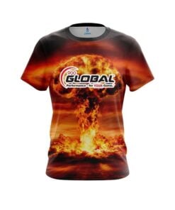 900 Global Nuke Explosion CoolWick Bowling Jersey