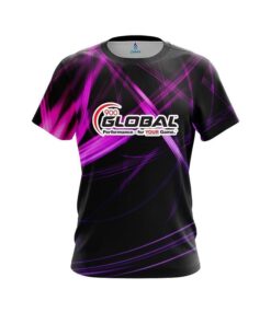 900 Global Pink Spiral CoolWick Bowling Jersey