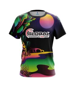 900 Global Psychedelic Lakeside CoolWick Bowling Jersey