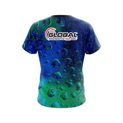 900 Global Rain Drop CoolWick Bowling Jersey - Image 2