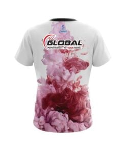 Alternative view of 900 Global Red ink Splash CoolWick Bowling Jersey