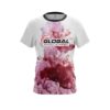 900 Global Red ink Splash CoolWick Bowling Jersey