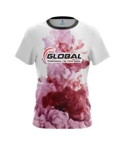 900 Global Red ink Splash CoolWick Bowling Jersey