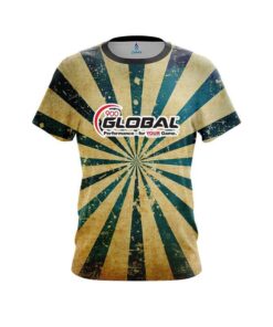 900 Global Retro Grunge 2 CoolWick Bowling Jersey