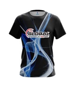 900 Global Smokey Blue Wave CoolWick Bowling Jersey