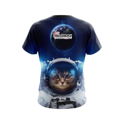 900 Global Space Cat CoolWick Bowling Jersey - Image 2