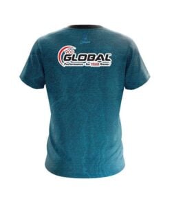 Alternative view of 900 Global Teal Grunge Canvas CoolWick Bowling Jersey