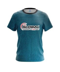 900 Global Teal Grunge Canvas CoolWick Bowling Jersey