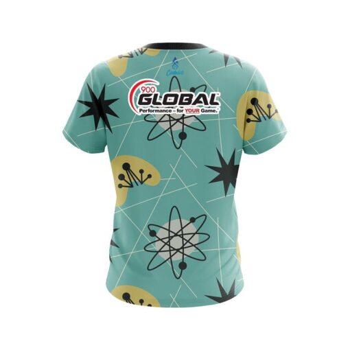 900 Global Throwback Vintage  CoolWick Bowling Jersey - Image 2