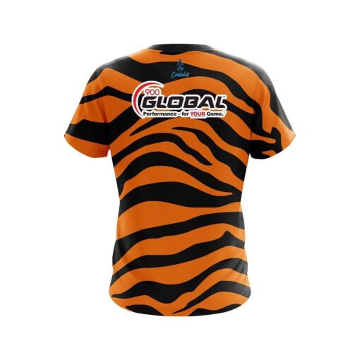 900 Global Tiger Stripes CoolWick Bowling Jersey - Image 2