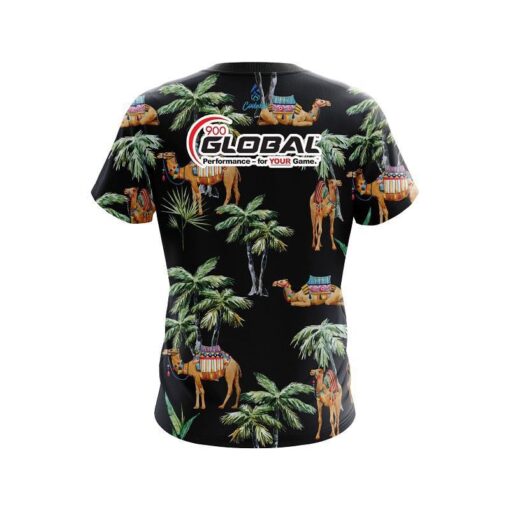 900 Global Tropical Camel CoolWick Bowling Jersey - Image 2