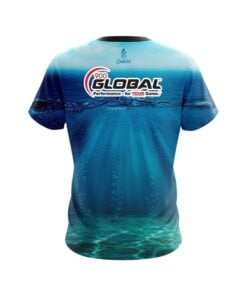 Alternative view of 900 Global Underwater Abyss CoolWick Bowling Jersey