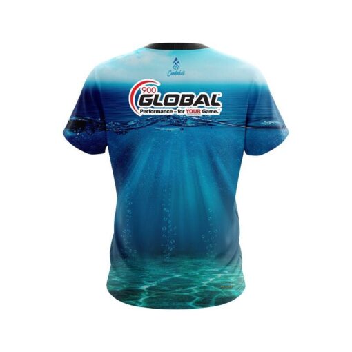 900 Global Underwater Abyss CoolWick Bowling Jersey - Image 2