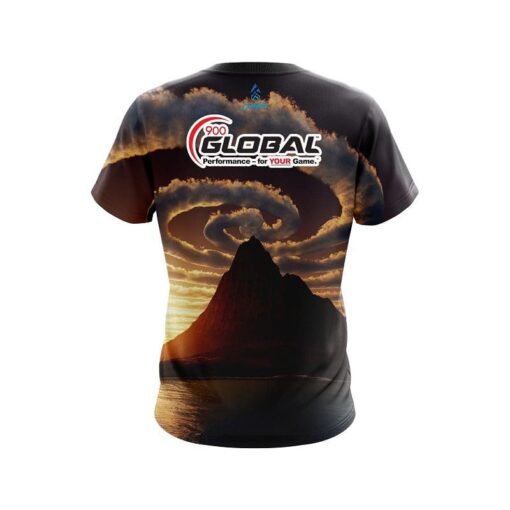 900 Global Volcano Alley CoolWick Bowling Jersey - Image 2