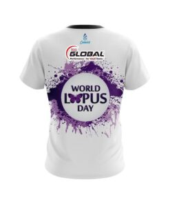 Alternative view of 900 Global World Lupus Cancer Awareness 2 CoolWick Bowling Jersey