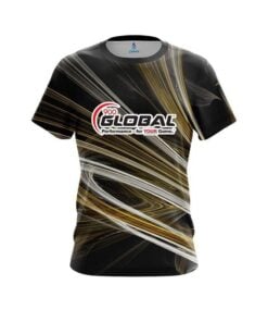 900 Global Yellow Motion Swirl CoolWick Bowling Jersey
