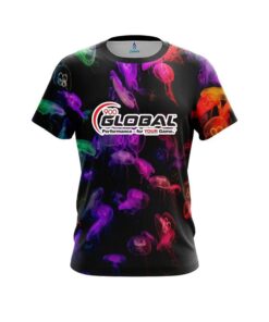 900 Global Glowing Jellyfish CoolWick Bowling Jersey
