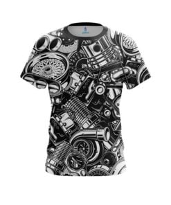 Plain Auto Parts Explosion CoolWick Bowling Jersey