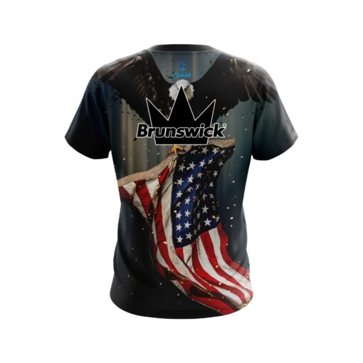 Brunswick American Eagle CoolWick Bowling Jersey - Image 2