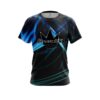 Brunswick Aqua Swirl CoolWick Bowling Jersey