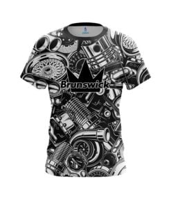 Brunswick Auto Parts Explosion CoolWick Bowling Jersey