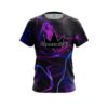 Brunswick Blue Purple Smoke CoolWick Bowling Jersey