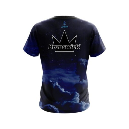 Brunswick Cloudy Night CoolWick Bowling Jersey - Image 2