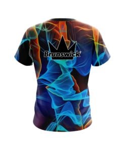 Alternative view of Brunswick Cloudy Smoke CoolWick Bowling Jersey