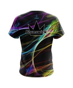Alternative view of Brunswick Colorful Energy Motion CoolWick Bowling Jersey
