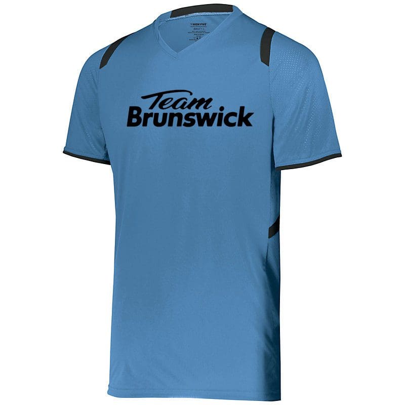 Brunswick Revolver Columbia Blue Men’s Coolwick Bowling Dri-Fit