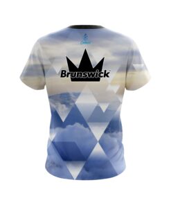 Alternative view of Brunswick Diamond Clouds CoolWick Bowling Jersey