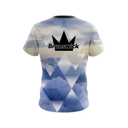 Brunswick Diamond Clouds CoolWick Bowling Jersey - Image 2