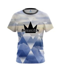 Brunswick Diamond Clouds CoolWick Bowling Jersey