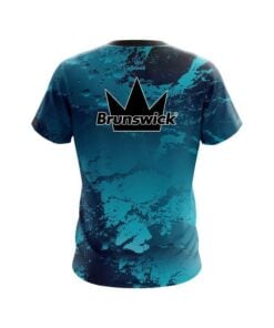 Alternative view of Brunswick Graphite Blue CoolWick Bowling Jersey