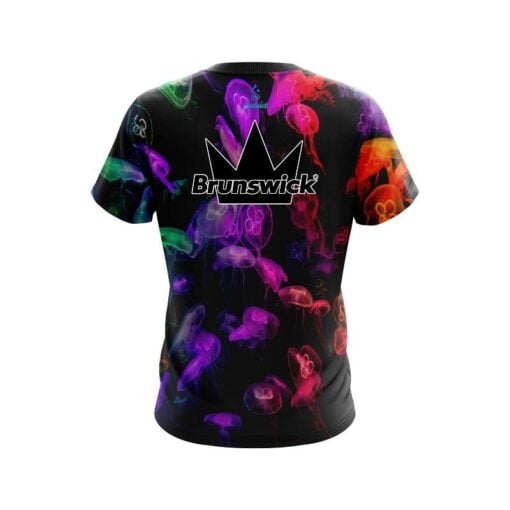 Brunswick Glowing Jellyfish CoolWick Bowling Jersey - Image 2