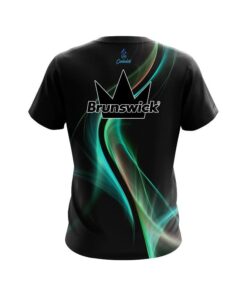 Alternative view of Brunswick Glowing Wave CoolWick Bowling Jersey