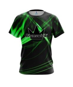 Brunswick Green Spiral CoolWick Bowling Jersey