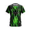 Brunswick Green Spiral Waves CoolWick Bowling Jersey