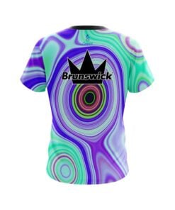 Alternative view of Brunswick Hypnotic Swirl CoolWick Bowling Jersey