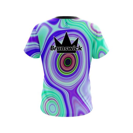 Brunswick Hypnotic Swirl CoolWick Bowling Jersey - Image 2