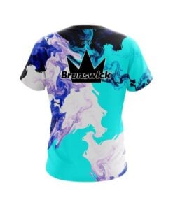 Alternative view of Brunswick Liquid Marble Purple And Blue CoolWick Bowling Jersey