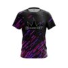 Brunswick Modern Purple Stripe CoolWick Bowling Jersey